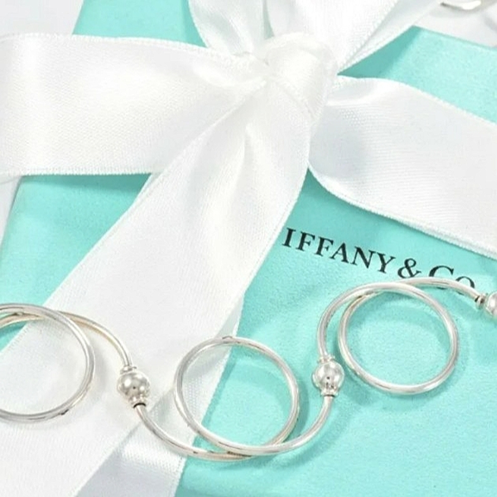 SOLD IN OUR STORE Tiffany & Co. Vintage Sterling Silver Twirl Swirl - Picture 5 of 7